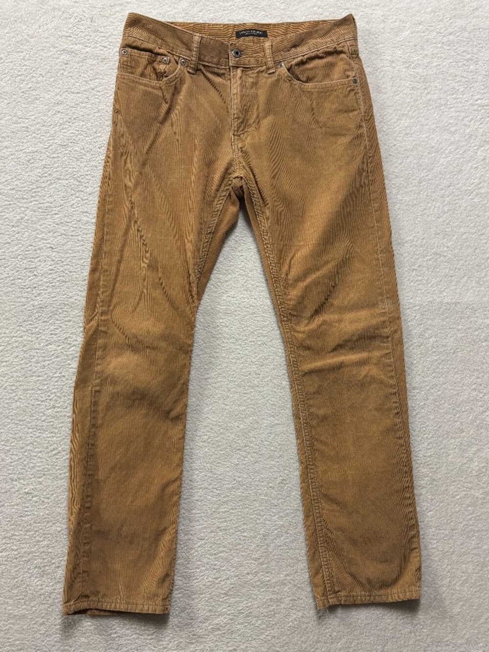 Banana Republic Pants Mens 31x30 Brown Tan Corduroy Pima Cotton *READ*